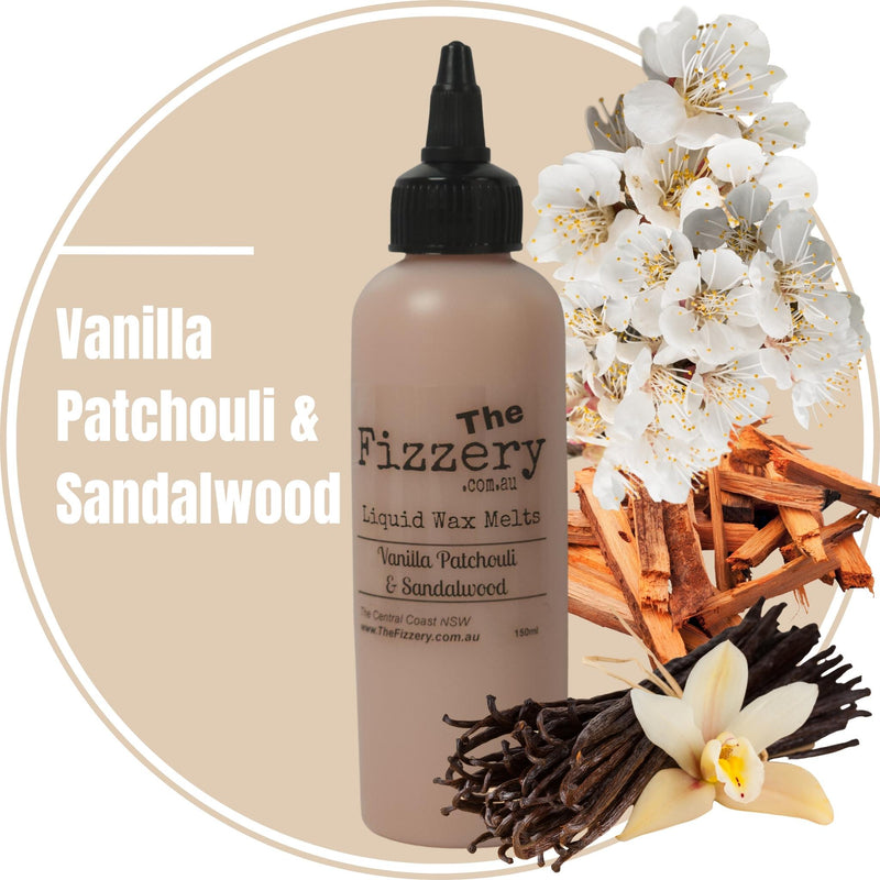 Sandalwood & Patchouli Fragrance Oils for Candle Making, Perfect for Soaps,  Bath Bombs, Slime, Wax Melts